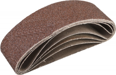 ЗУБР 75х533 мм, p40, лента шлифовальная стандарт, для лшм, 5 шт.