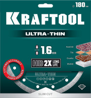 Kraftool ultra-thin 180х1.6 мм ультратонкий алмазный диск (36685-180)