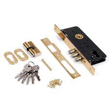 * замок врезной apecs 2200/60 g (без ручек)