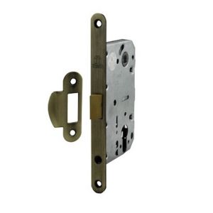 Замок врезной ml85p ab (бронза) msm