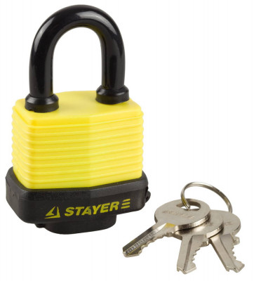 Stayer 50 мм, всепогодный, навесной замок (37140-40)