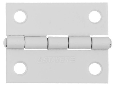 Stayer 50 x 38 х 1.25 мм, цвет белый, карточная петля (37611-50-2)