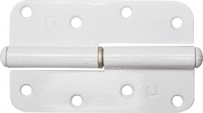 Пн-110, 110 x 41 х 2.8 мм, правая, цвет белый, карточная петля (37651-110r)