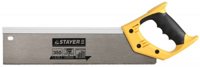 Stayer cobra 12, 350 мм, ножовка для стусла c обушком, professional (15365-35)