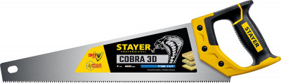 Stayer cobra 3d, 400 мм, универсальная ножовка, professional (1512-40)