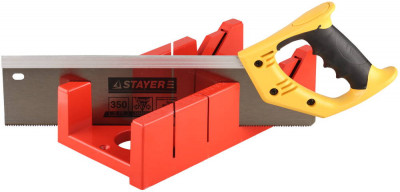 Stayer 100 х 52 мм, 350 мм, пластиковое стусло с пилой (15395-35)