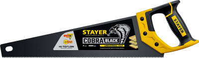 Stayer cobra black, 400 мм, универсальная ножовка, professional (2-15081-40)