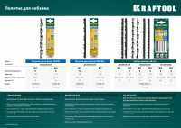 Kraftool 130 мм, полотна для лобзика (15348-h20)
