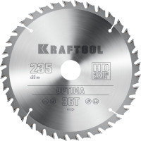 Kraftool optima, 235 х 30 мм, 36т, пильный диск по дереву (36951-235-30)