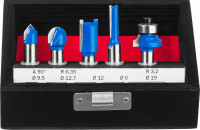 ЗУБР 5 шт, набор профильных фрез по дереву, профессионал (28795-h5)