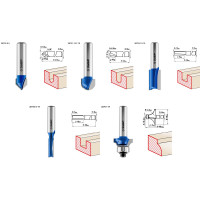 ЗУБР 5 шт, набор профильных фрез по дереву, профессионал (28795-h5)