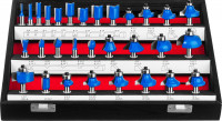 ЗУБР 30 шт, набор профильных фрез по дереву, профессионал (28796-h30)
