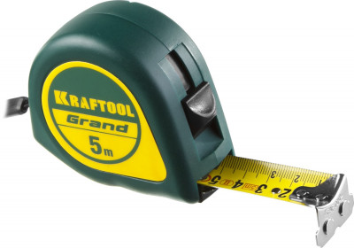 Kraftool grand, 5 м х 25 мм, рулетка (34022-05-25)