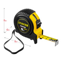 Stayer 5 м х 19 мм, рулетка (34025-05)