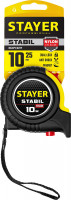 Stayer stabil, 10 м х 25 мм, рулетка, professional (34131-10)