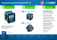 ЗУБР крест, лазерный нивелир, профессионал (34900)