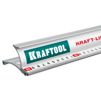 Kraftool kraft-line, 0.6 м, усиленная алюминиевая линейка со стальной направляющей (34275-60)