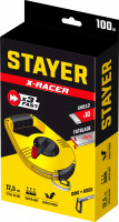 Stayer racer 100 м геодезическая стальная мерная лента (34186-100)