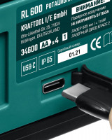Kraftool rl600, 600 м, ротационный лазерный нивелир (34600)