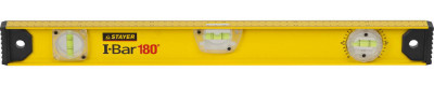 Stayer i-bar 180?, 600 мм, двутавровый, уровень с поворотным глазком (3470-060)