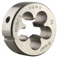 ЗУБР м18 x 2.5 мм, сталь р6м5, плашка круглая машинно-ручная (4-28023-18-2.5)