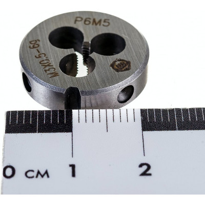 Туламаш Плашка М 3x0.5 Р6М5 6g ТМ 137161