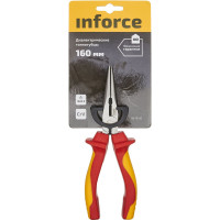 Диэлектрические тонкогубцы Inforce 160 мм 1000В 06-18-20