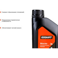 Gigant Масло полусинтетическое Premium 4-х тактное 1 л G-0403