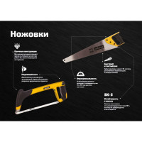Inforce Ножовка по дереву 500 мм 06-08-18