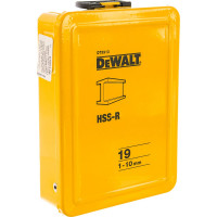 Набор сверл по металлу 19 шт. (1-10мм) DEWALT 5913