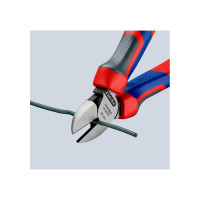 Бокорезы KNIPEX 160 мм, фосфатированные, 3-комп ручки KN-7002160