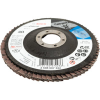 Круг лепестковый Best for Metal для УШМ (115 мм; К40) Bosch 2608607322