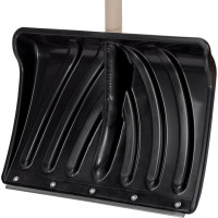 Снеговая лопата с деревянным черенком V-ручкой Cicle Крепыш 4607156361236