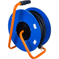 Силовой удлинитель GLANZEN на металлической катушке 4 гнезда КГ 3x1,5 EB-50-009 00012296