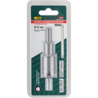 Коронка кольцевая с карбидными вставками Профи 25 мм FIT IT 36825