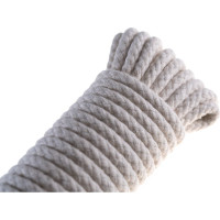 Хлопковая вязаная веревка 6ммх15м FIT РОС 68456