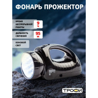 Фонарь ТРОФИ TSP12, встроенный аккумулятор, C0045551