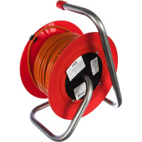 Силовой удлинитель на катушке К4-О-30 30м 4 розетки LUX 4606400417644