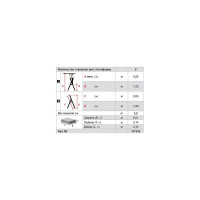 Стремянка свободностоящая , 6 ступеней Krause MONTO SEPURO 127242