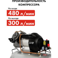 Масляный поршневой компрессор QUATTRO ELEMENTI DV-400-100 771-718