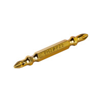 Бита двусторонняя PH2-PZ2 Эксперт (1 шт; 65 мм) ПРАКТИКА 037-138