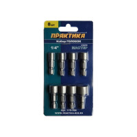 Набор головок серия Мастер (8шт; 5,6,7,8,9,10,11,13 мм) ПРАКТИКА 775-709