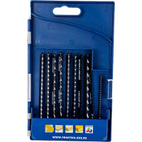 Набор пилок для лобзика по дереву (10 шт) ПРАКТИКА 640-483