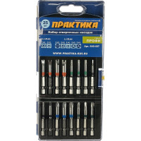 Набор бит Профи (25 шт) ПРАКТИКА 640-407