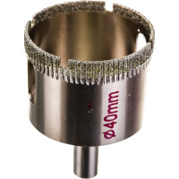 Коронка алмазная по стеклу и керамике (40 мм) ПРАКТИКА 777-321