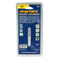 Шарошка абразивная (6х27 мм; хвостовик 6 мм) ПРАКТИКА 641-329