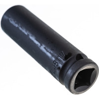 Торцевая ударная головка 1/2 х 17 мм, длина 82 мм, глубокая, тонкостенная, 6-гранная JTC-448117