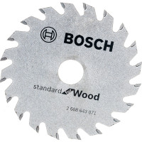 Диск пильный по дереву (85x15 мм; 20Т) S.f. Wood Bosch 2608643071