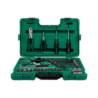 Набор инструментов ключей и торцевых головок для автомеханика 59шт SATA S09509