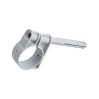 Одинарный пластиковый кронштейн с дюбелем MasterProf 25-27 мм, 5 шт ИС.130165